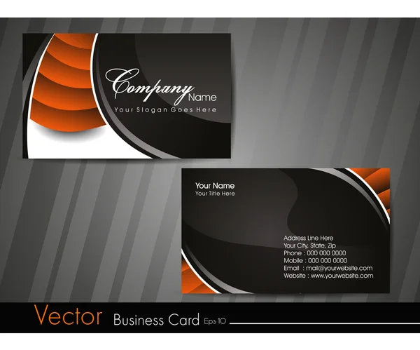 stock vector Professional business card set.