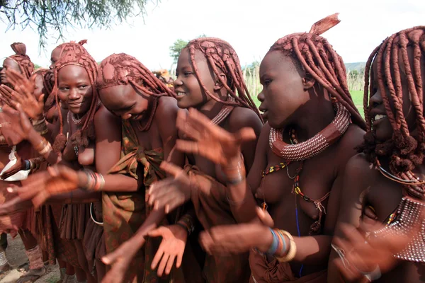 stock image Dancing Himbas