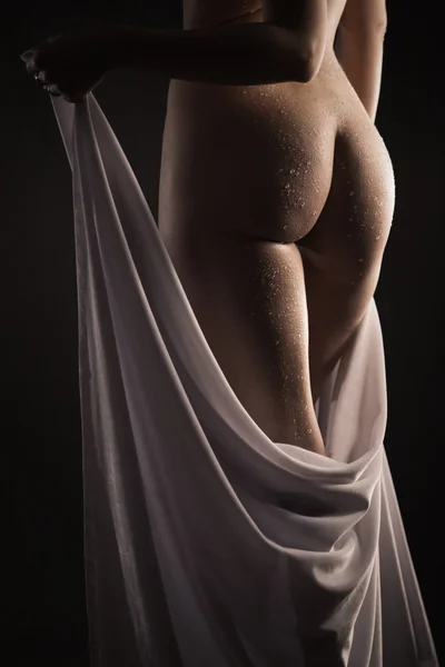 Mid age woman body — Stock Photo, Image