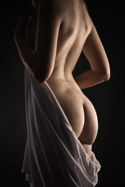 Midden leeftijd vrouw lichaam — Stockfoto