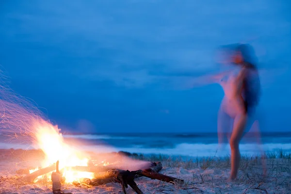 stock image Fire dance