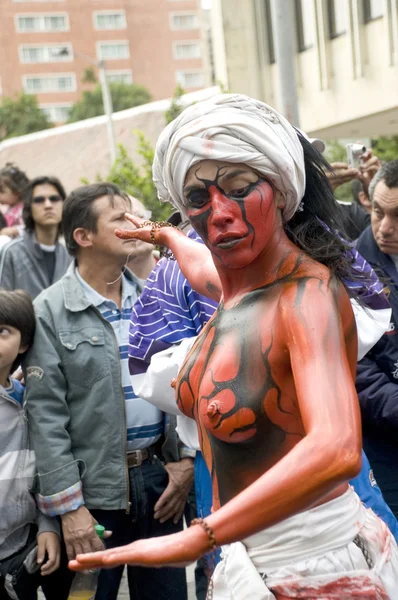 stock image Street Theatre Festival Bogota Colombia