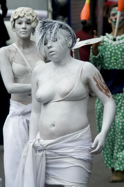 Stock image Festival of street theater - woman