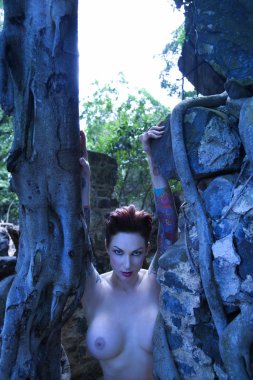 seksi çıplak kadın.